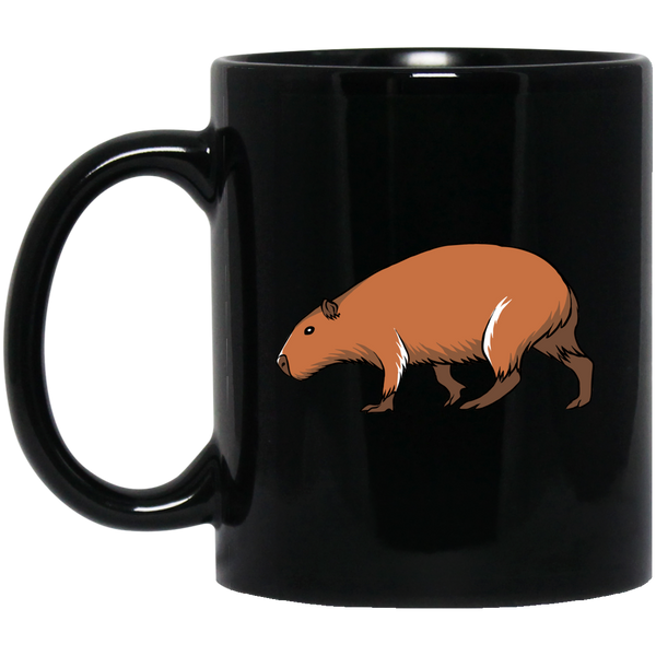 Capybara Mug | Capybara Gift | Capybara 11 oz. Black Mug