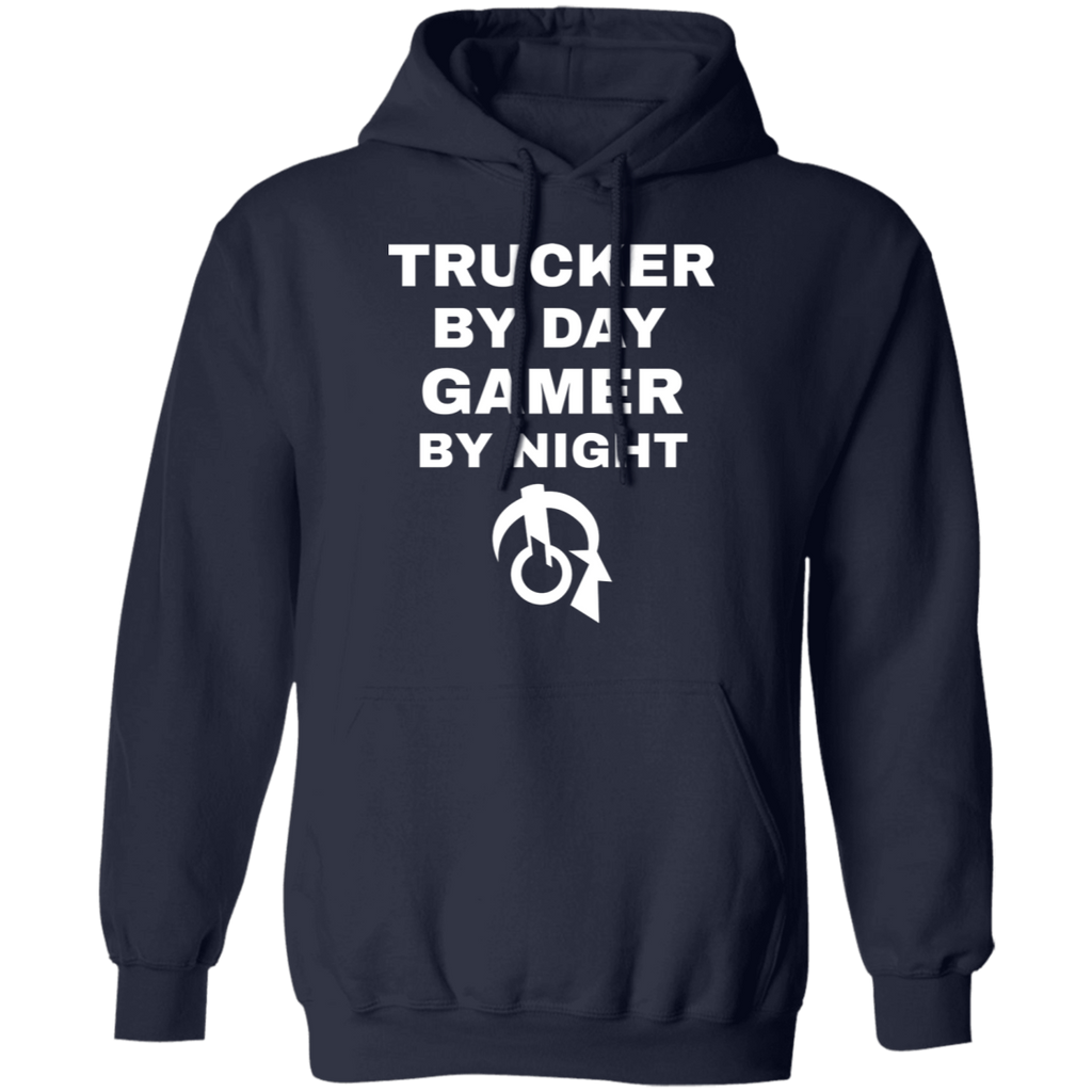 Trucker By Day Gamer By Night Hoodie