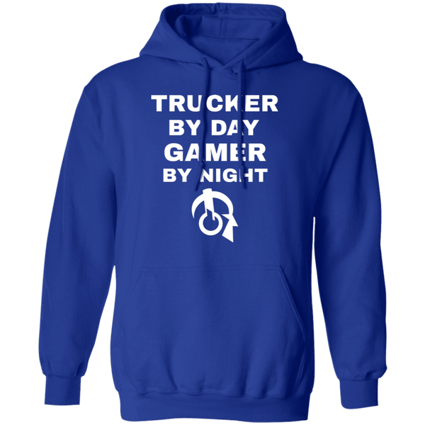 Trucker By Day Gamer By Night Hoodie