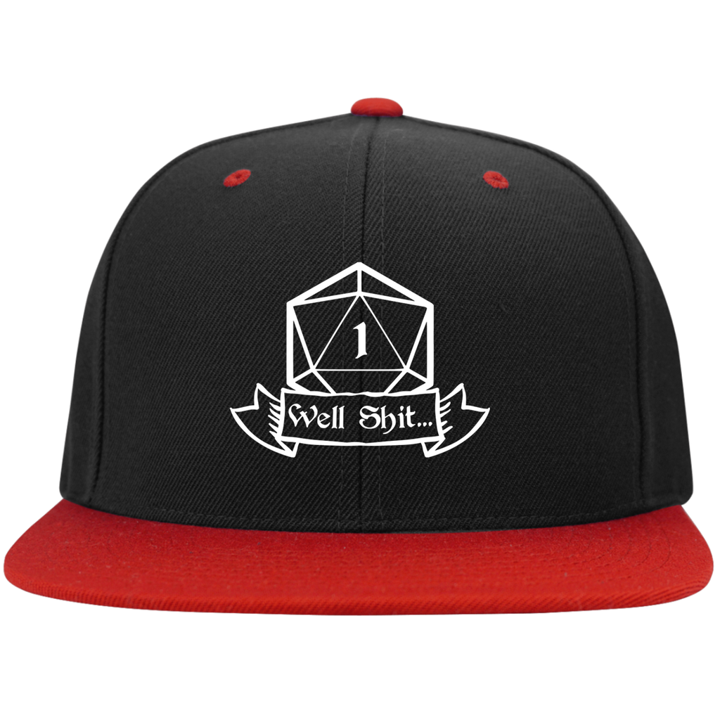 Well Shit RPG Dice Hat | Dungeon Master Hat | Tabletop RPG | Tabletop Games | RPG Hat | Role Playing Game Unisex Snapback Hat