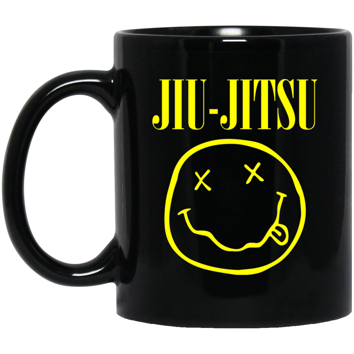 Brazilian Jiu Jitsu Smells Like Jiu Jitsu BJJ 11 oz. Black Mug Secondary image
