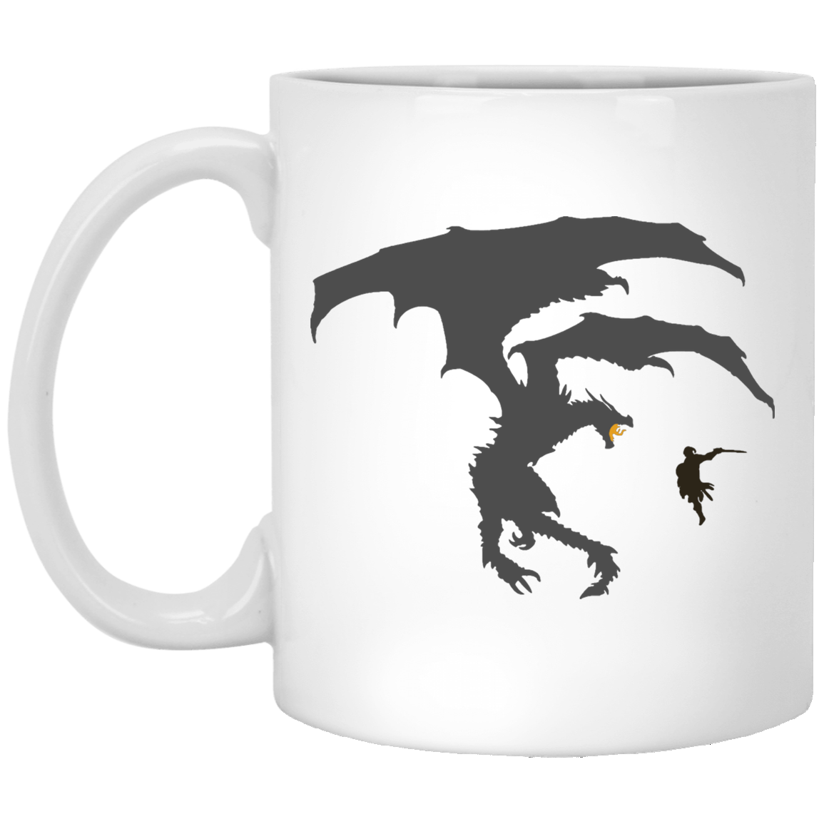 Dragon Fantasy RPG 11 oz. White Mug Secondary image