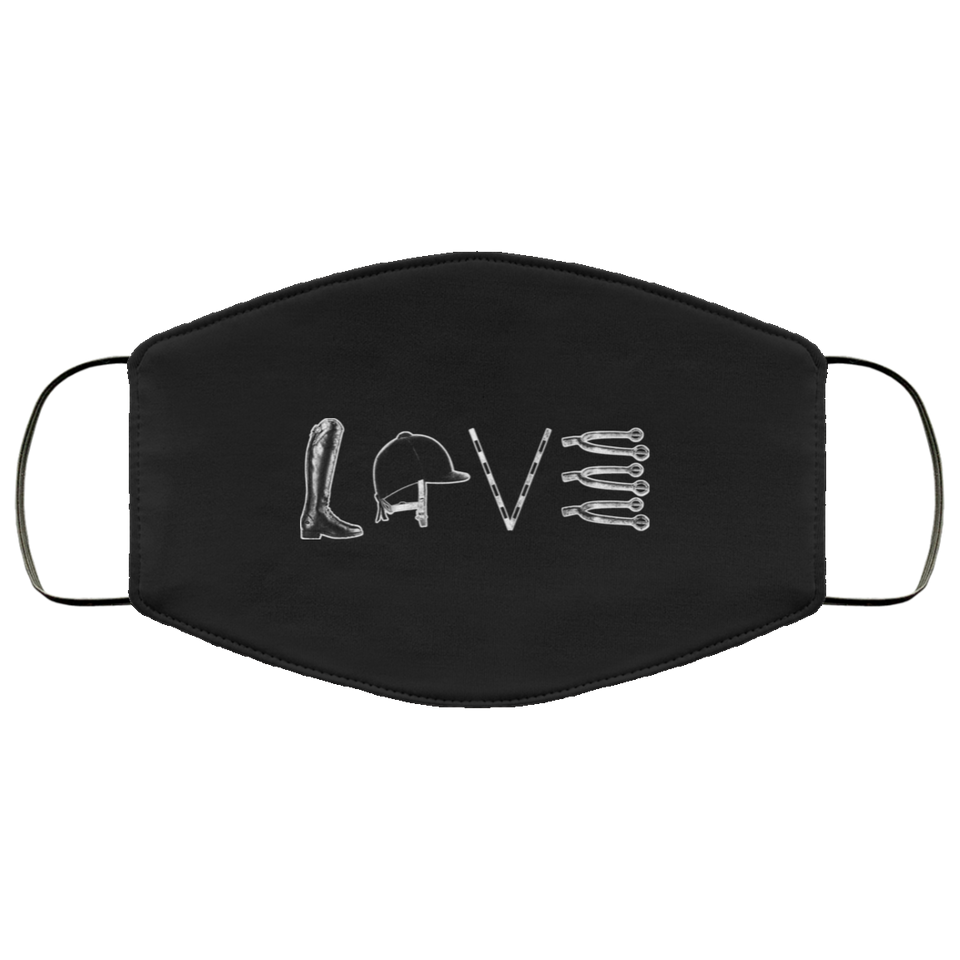 Love Horse Riding - Horses Face Mask