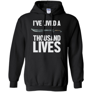 I've Lived A Thousand Lives Fantasy RPG Video Gaming Pullover Hoodie 8 oz.