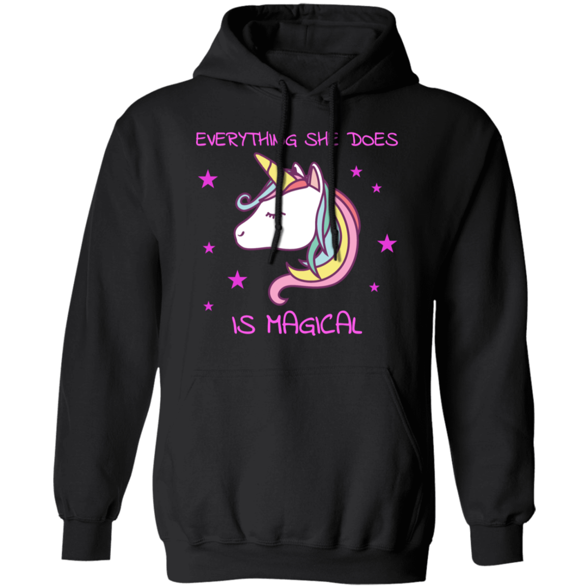 Everything She Does Is Magical Unicorn Hoodie Secondary image