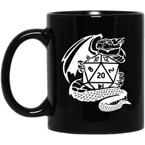 Dragon Fantasy RPG Dice Mug | Dungeon Master Mug | Tabletop RPG | Tabletop Games | RPG Mug | Role Playing Game Mug 11 oz. Black Mug Dragon Fantasy RPG Dice Mug | Dungeon Master Mug | Tabletop RPG | Tabletop Games | RPG Mug | Role Playing Game Mug 11 oz. Black Mug