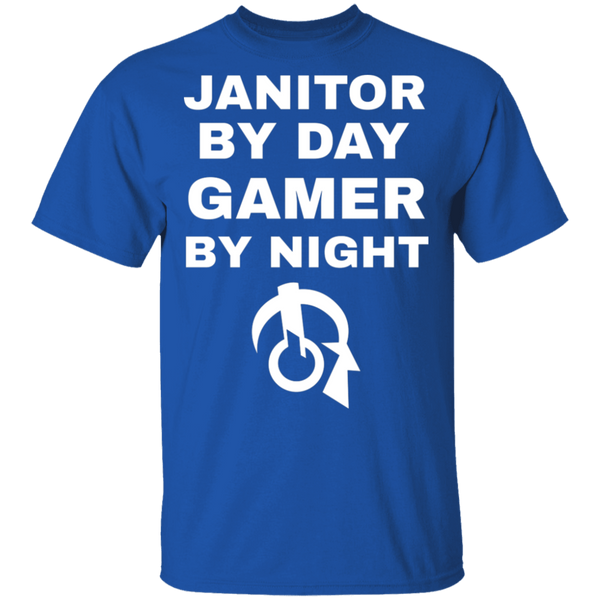 Janitor By Day Gamer By Night T-Shirt