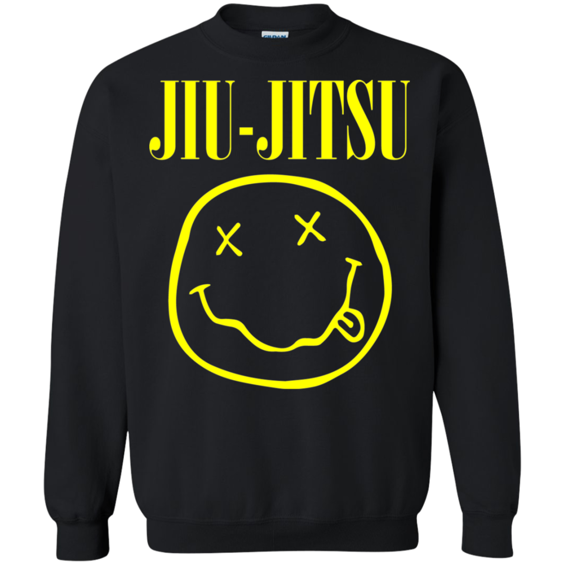Brazilian Jiu Jitsu Smells Like Jiu Jitsu BJJ Crewneck Pullover Sweatshirt  8 oz.