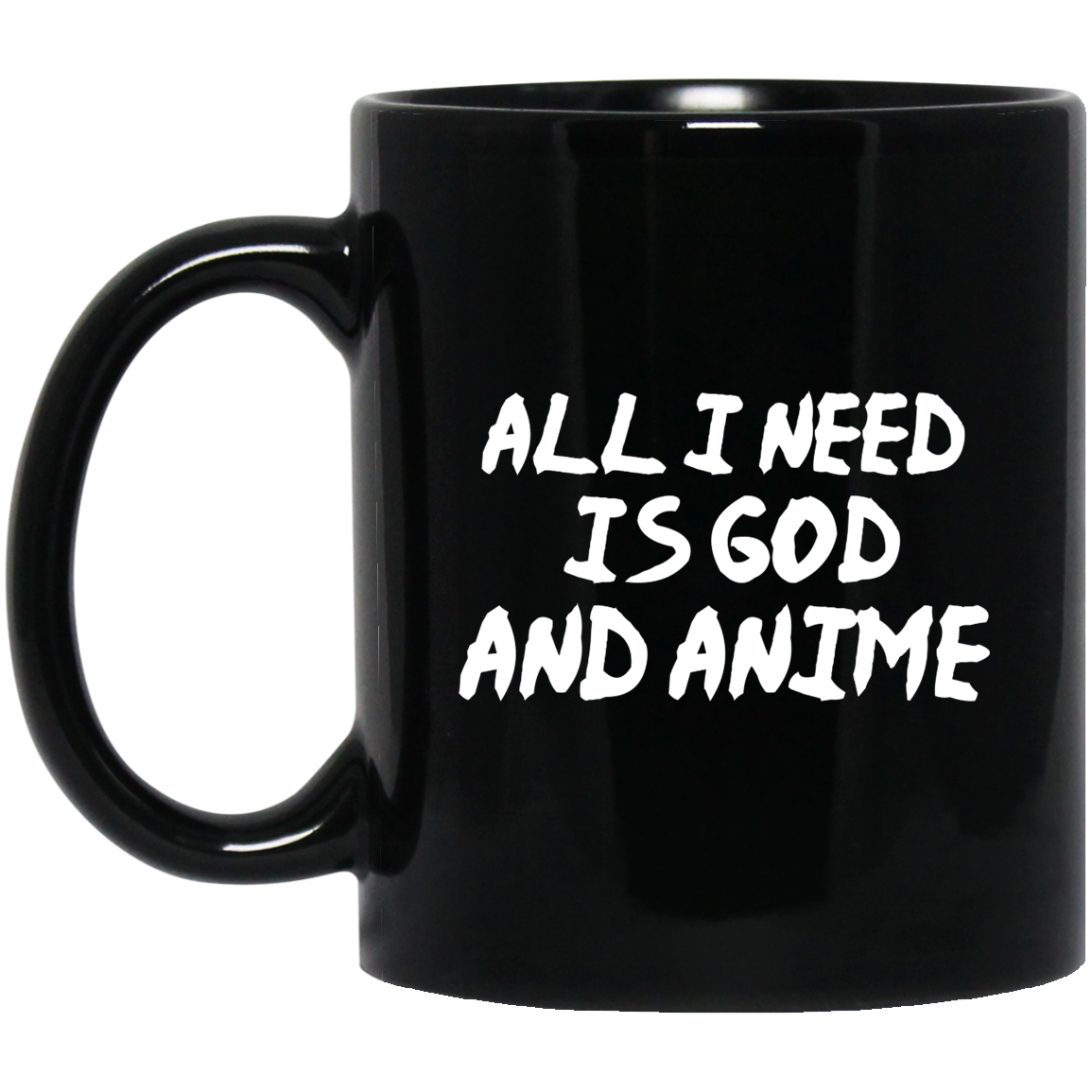 All I Need Is God And Anime Mug | Anime Gift Cup | Anime Coffee Mug | Anime Merch | 11oz Kawaii Mug Secondary image