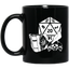 Dragon Fantasy RPG Dice Mug | Dungeon Master Mug | Tabletop RPG | Tabletop Games | RPG Mug | Role Playing Game Mug 11 oz. Black Mug