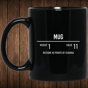 Mug Fantasy RPG 11 oz. Black Mug Mug Fantasy RPG 11 oz. Black Mug