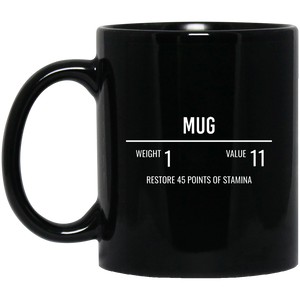 Mug Fantasy RPG 11 oz. Black Mug Mug Fantasy RPG 11 oz. Black Mug