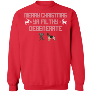 Merry Christmas Ya Filthy Degenerate Xmas Sweatshirt