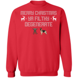 Merry Christmas Ya Filthy Degenerate Xmas Sweatshirt Merry Christmas Ya Filthy Degenerate Xmas Sweatshirt