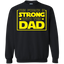 The Force Is Strong With This Dad Crewneck Pullover Sweatshirt  8 oz.