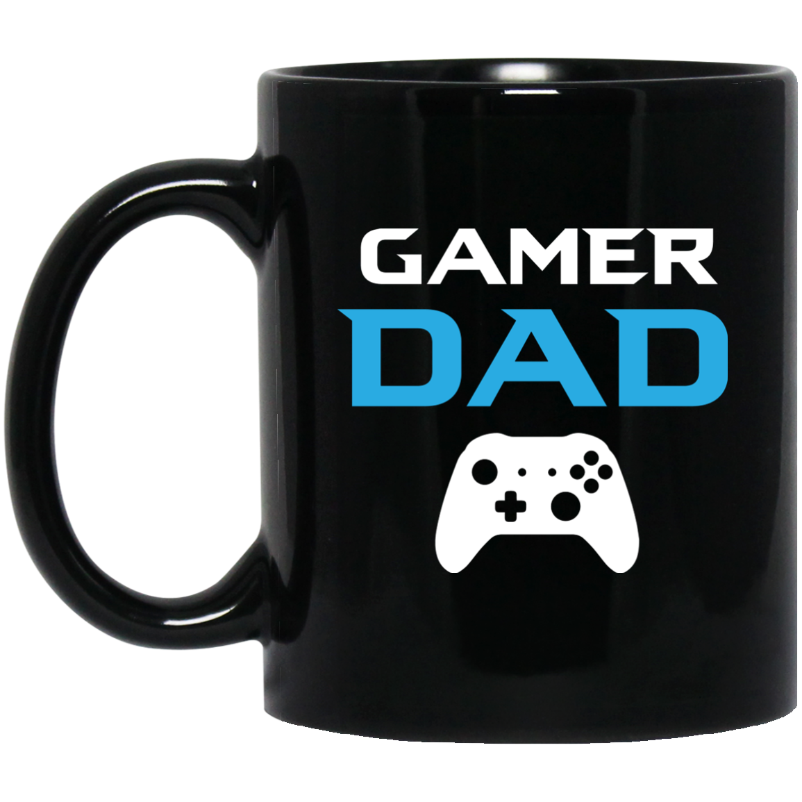 Gamer Dad 11 oz. Black Mug