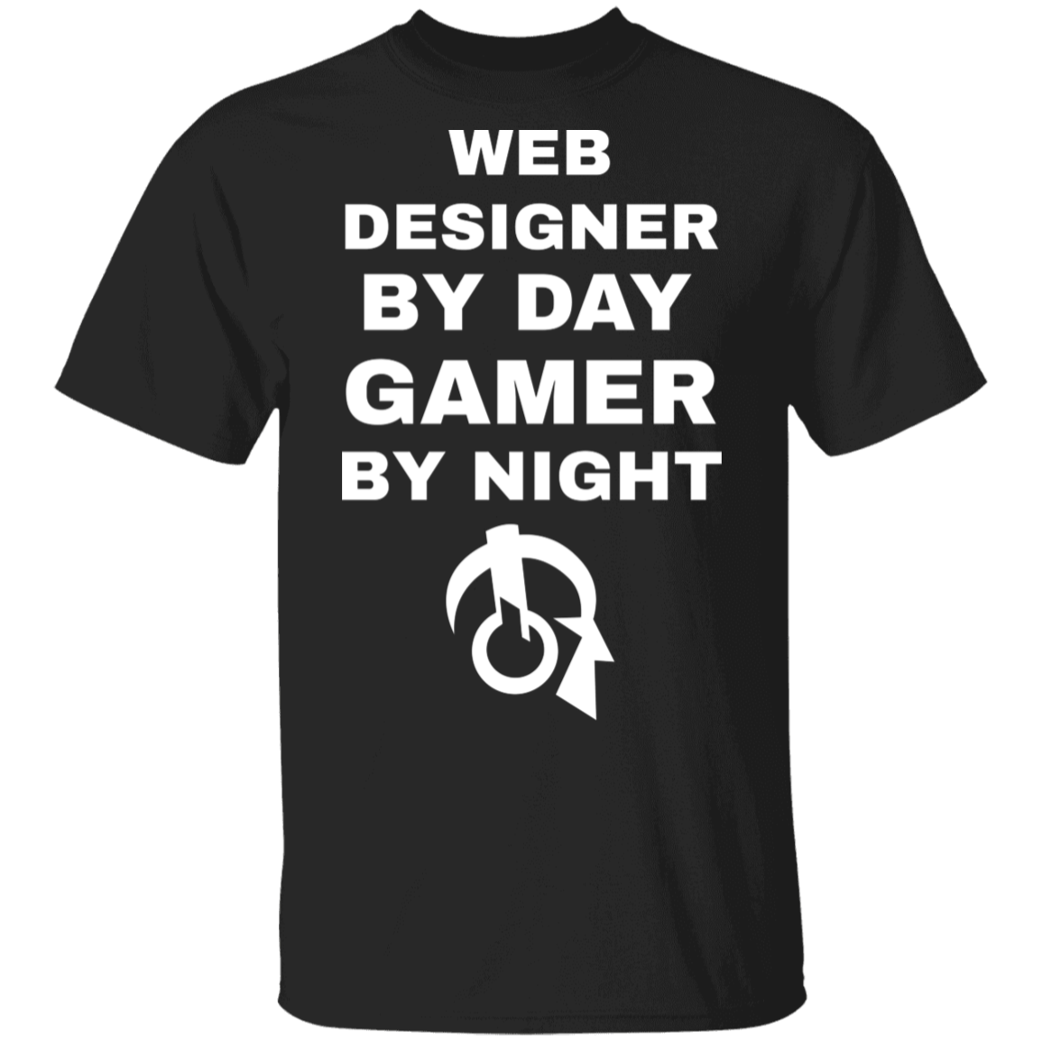 Web Designer By Day Gamer By Night T-Shirt Secondary image