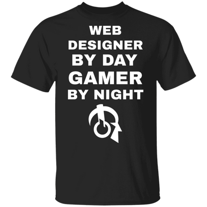 Web Designer By Day Gamer By Night T-Shirt