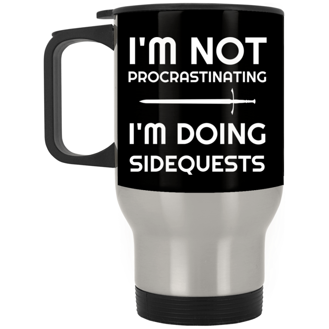 I'm Not Procrastinating I'm Doing Side Quests  Travel Mug | Video Game Travel Mug | Gaming 14 oz RPG Video Game Mug Secondary image