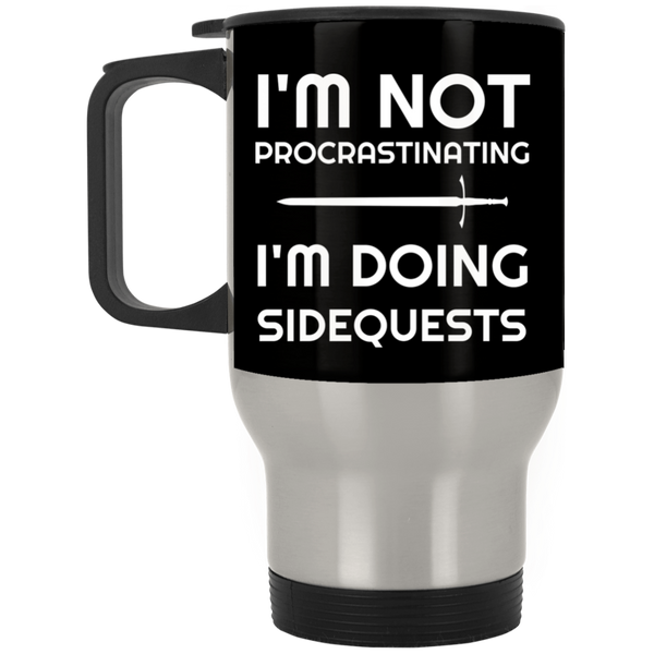 I'm Not Procrastinating I'm Doing Side Quests  Travel Mug | Video Game Travel Mug | Gaming 14 oz RPG Video Game Mug