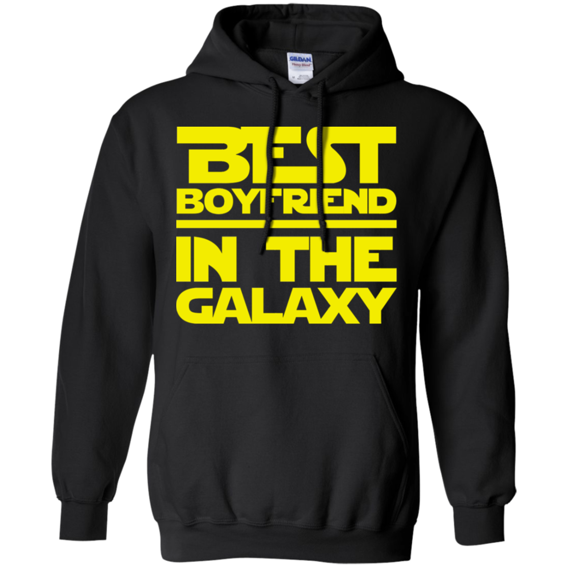 Best Boyfriend In The Galaxy Pullover Hoodie 8 oz. Secondary image