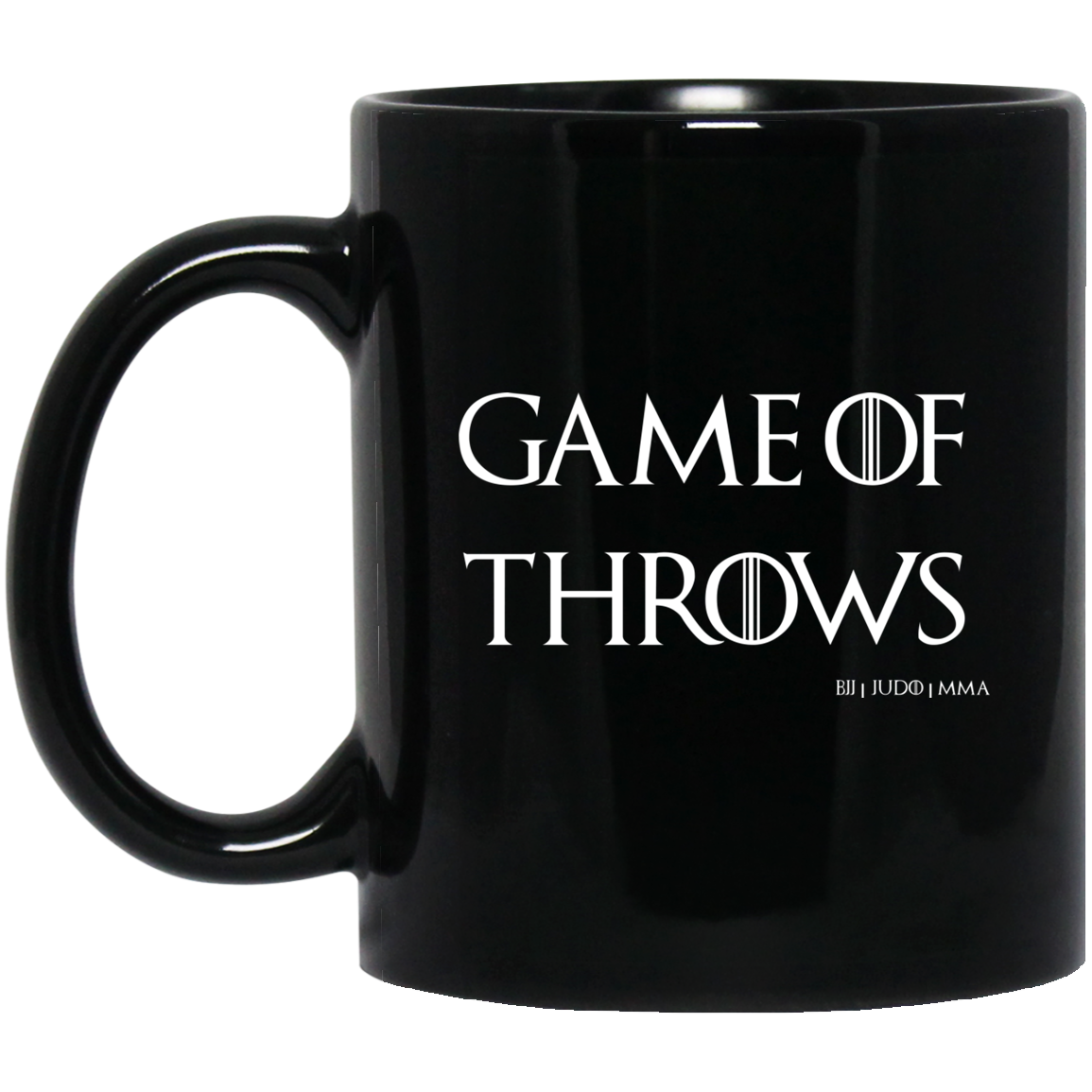 Game Of Throws Brazilian Jiu Jitsu Judo MMA BJJ 11 oz. Black Mug Secondary image