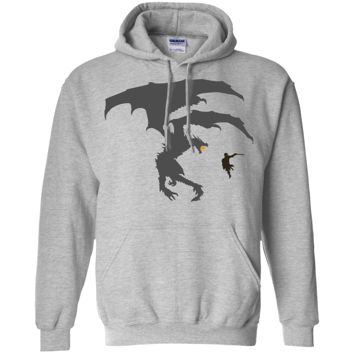 Dragon Fantasy RPG Light Pullover Hoodie 8 oz. Secondary image