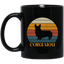 Corgi Mom Mug | Welsh Corgi Gifts | Corgi 11 oz. Black Mug