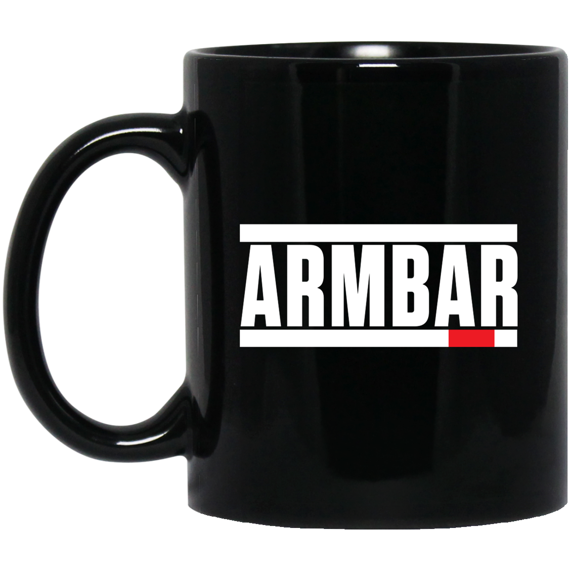 Brazilian Jiu Jitsu Armbar BJJ 11 oz. Black Mug Secondary image