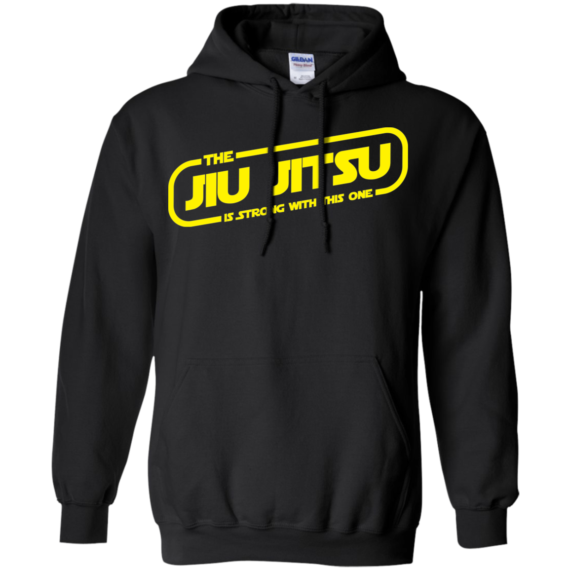The Jiu Jitsu Is Strong With This One BJJ Brazilian Jiu Jitsu Pullover Hoodie 8 oz. Secondary image