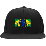 Brazilian Jiu Jitsu Flag 3 BJJ Snapback Hat Brazilian Jiu-Jitsu BJJ Brazilian Jiu Jitsu Baseball Cap