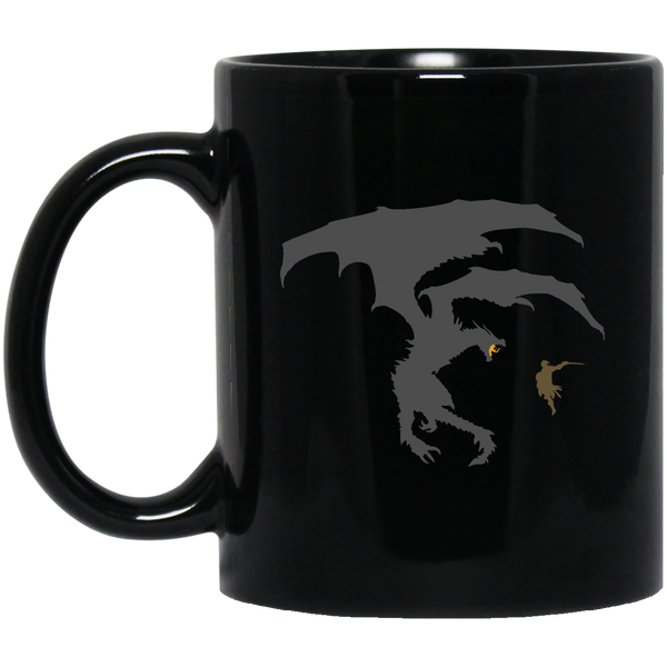 Dragon Fantasy RPG 11 oz. Black Mug