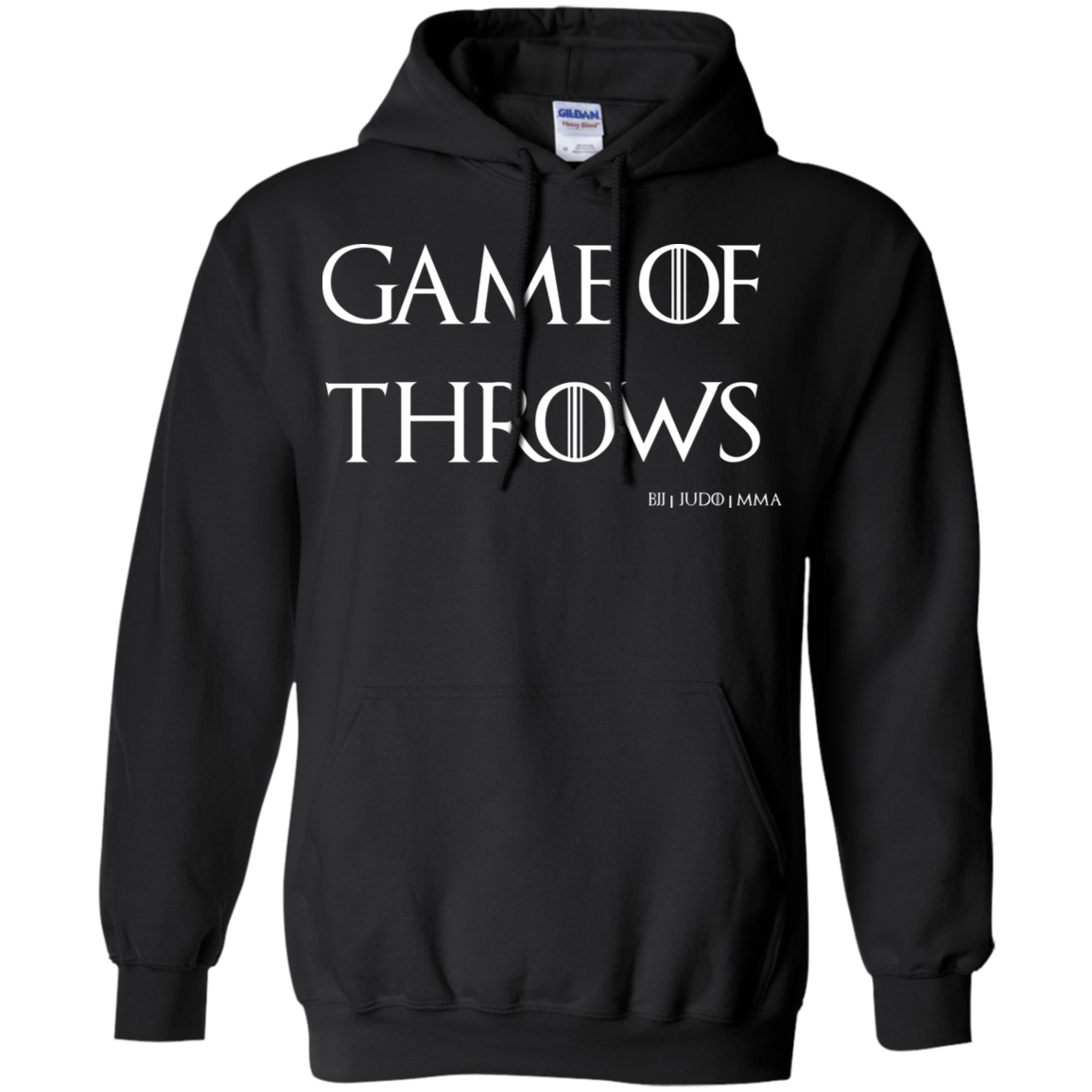Game Of Throws Brazilian Jiu Jitsu Judo MMA Pullover Hoodie 8 oz.