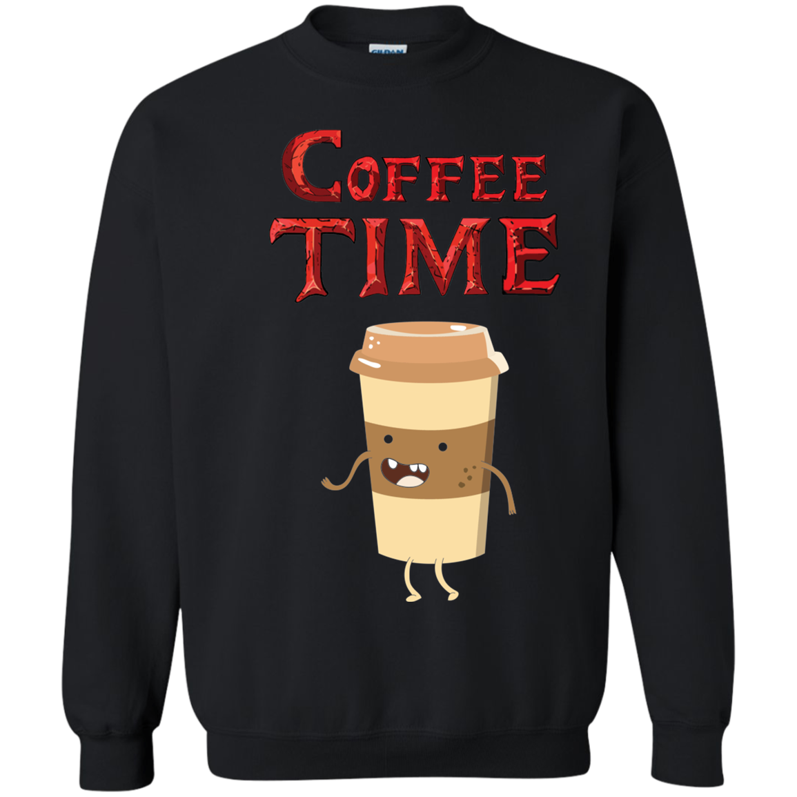 Coffee Time - Coffee Lover Crewneck Pullover Sweatshirt  8 oz. Main image