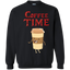 Coffee Time - Coffee Lover Crewneck Pullover Sweatshirt  8 oz.