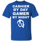 Cashier By Day Gamer By Night T-Shirt