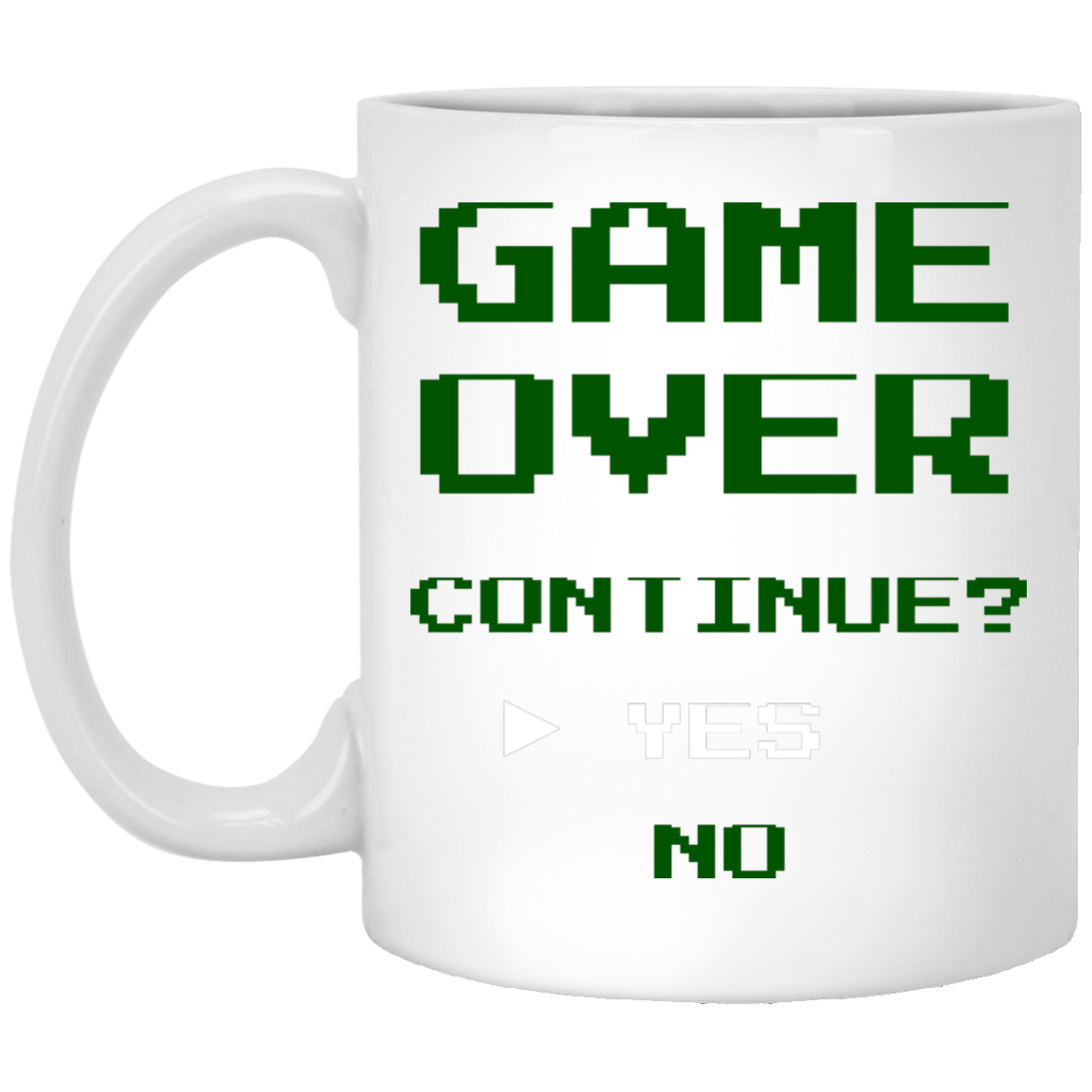 Game Over Continue 11 oz. White Mug