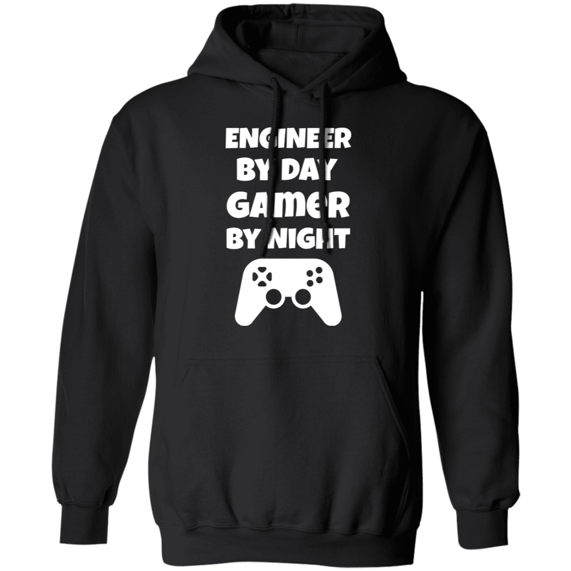Engineer By Day Gamer By Night Hoodie Secondary image