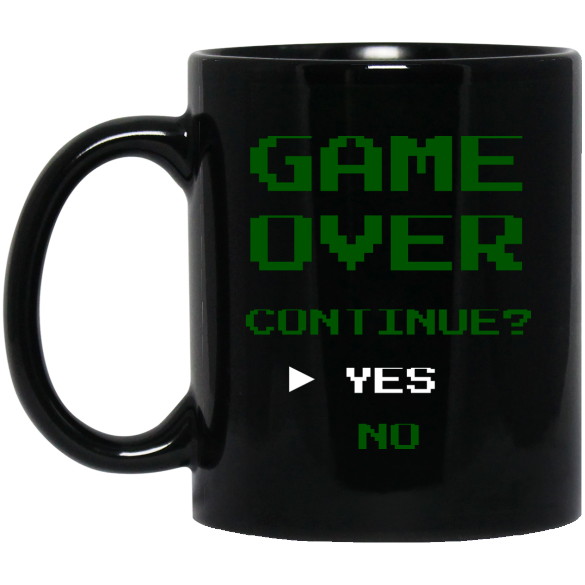 Game Over Continue 11 oz. Black Mug Secondary image
