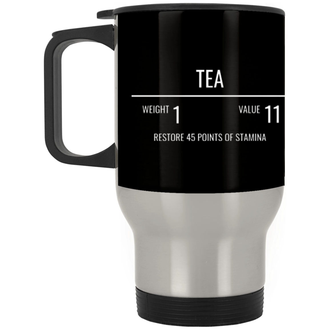 Tea Fantasy RPG 14 oz. Travel Mug | Video Game Tea Coffee Mug | Gaming Video Game Stainless Travel Mug
