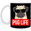 Pug Life 11 oz. White Mug