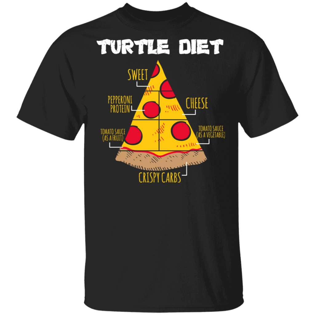 Turtle Diet Pizza T-Shirt