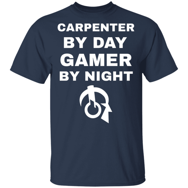 Carpenter By Day Gamer By Night T-Shirt