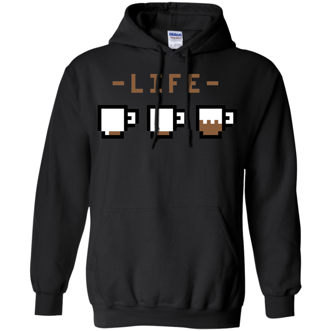 Coffee Is Life Fantasy RPG Pullover Hoodie 8 oz.