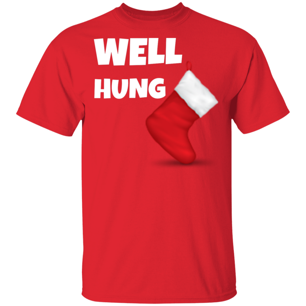 Well Hung Christmas Ugly Xmas T-Shirt