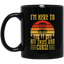 Disc Golf I'm Here To Hit Trees And Curse Mug | Disc Sport Mug | Disc Golf Gifts | Disc Golf 11oz Mug