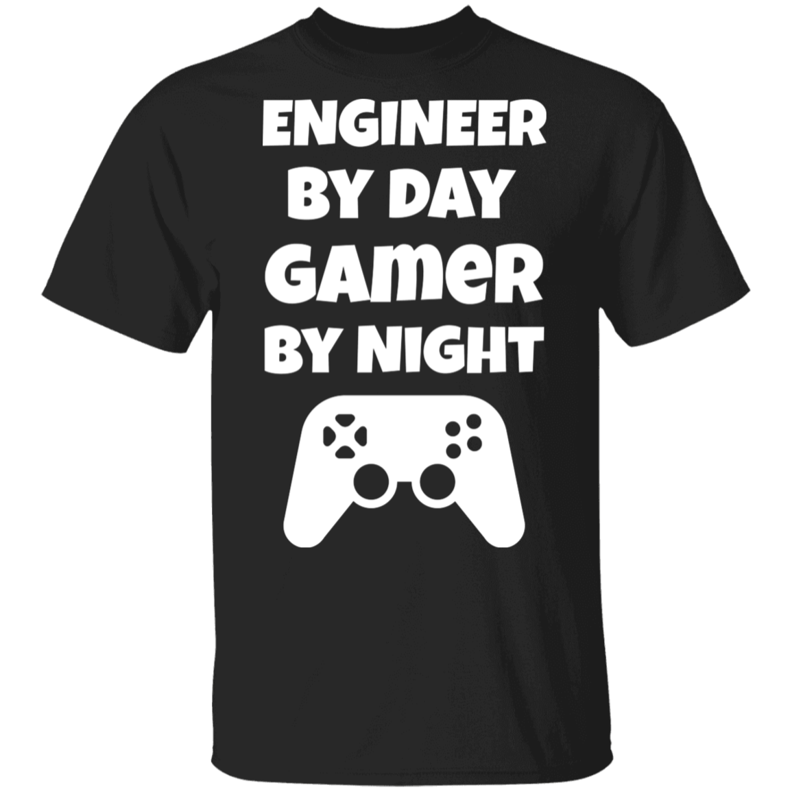 Engineer By Day Gamer By Night T-Shirt Secondary image