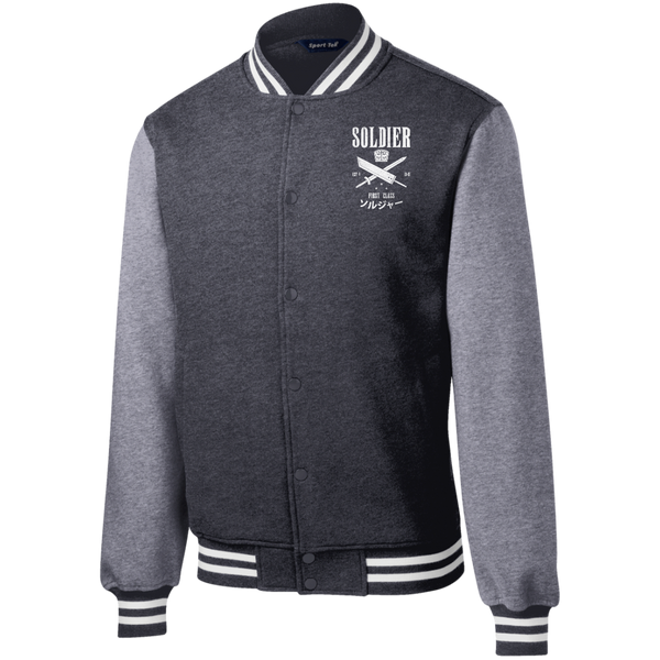 Soldier First Class Fleece Letterman Jacket