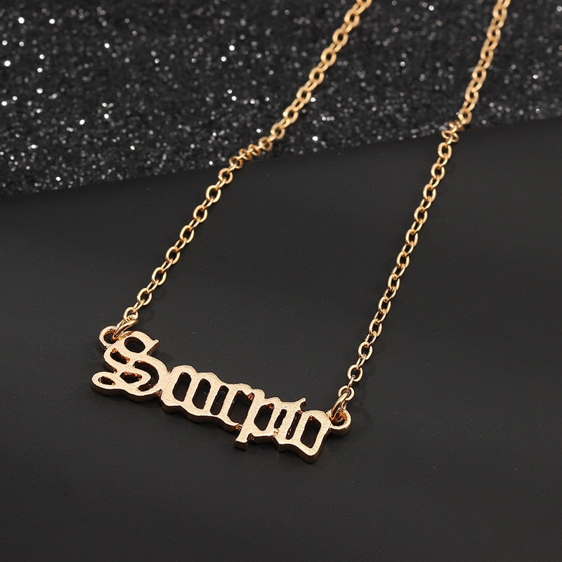 Twelve Constellation Zodiac Star Sign Necklaces