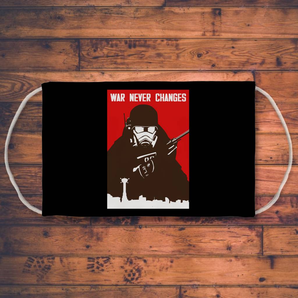 War Never Changes Sublimation Face Mask Main image